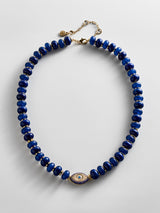 BaubleBar Eye Catcher Semi-Precious Necklace - Navy - 
    Blue beaded necklace


  
