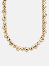 BaubleBar Kali Heart Necklace - Gold - 
    Gold tennis necklace 
  
