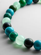 BaubleBar Jane Beaded Necklace - Blue Multi - 
    Chunky statement necklace
  
