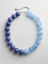 BaubleBar Jane Beaded Necklace - Lapis/Blue Lace Agate - 
    Chunky statement necklace
  
