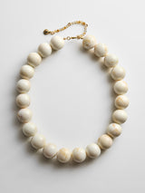 BaubleBar Jane Beaded Necklace - Smoky Ivory Quartz - 
    Chunky statement necklace
  
