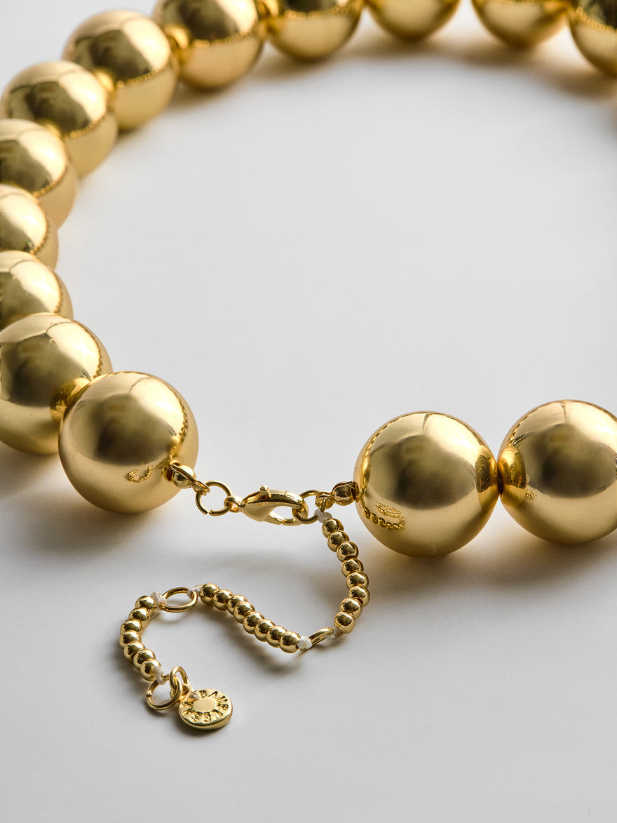 Jane Beaded Necklace - Gold
