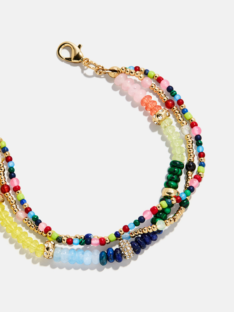 Rowan Semi-Precious Layered Bracelet - Barcelona