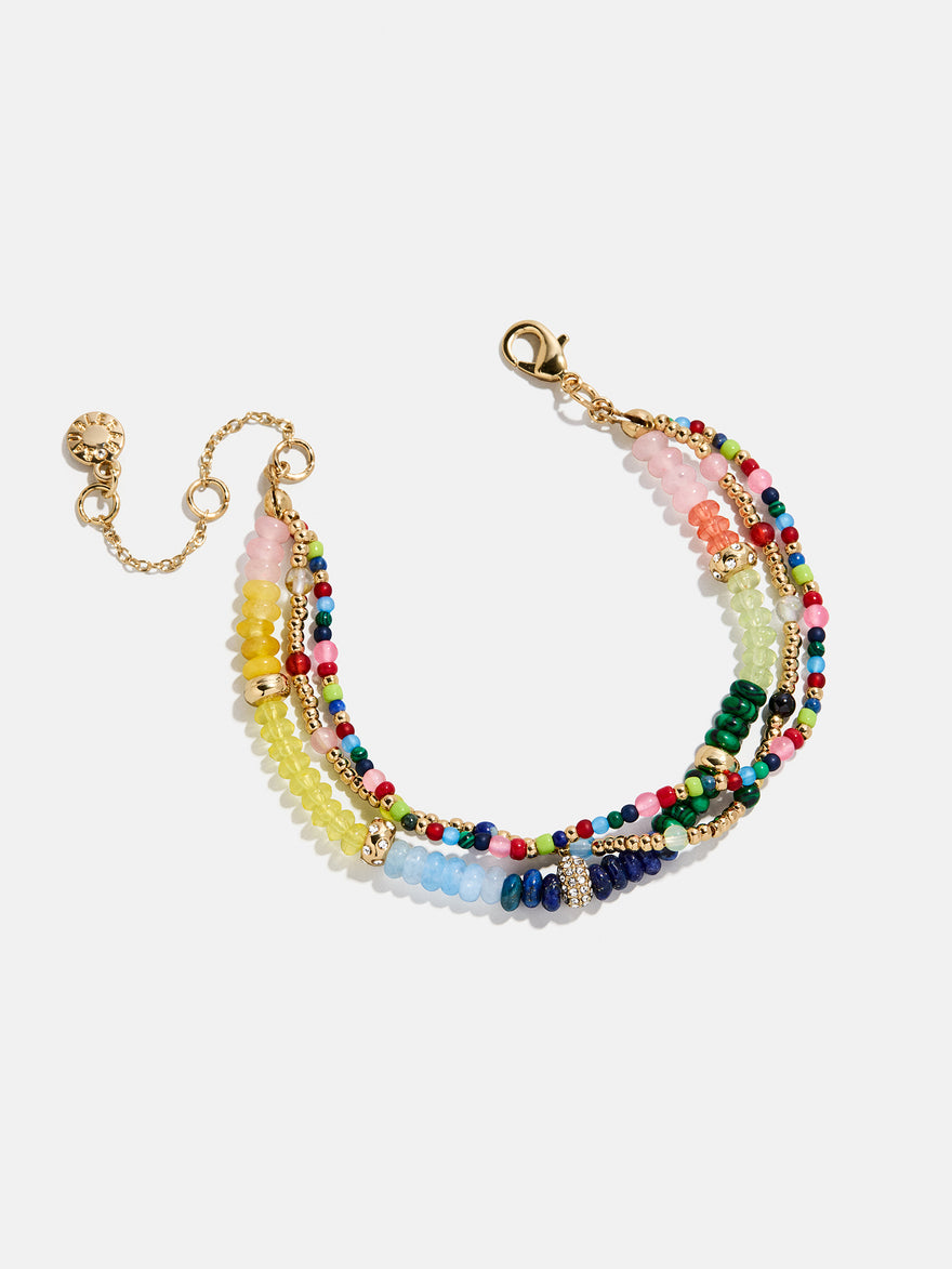 Rowan Semi-Precious Layered Bracelet - Barcelona
