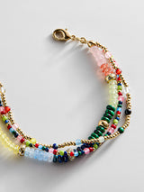 BaubleBar Rowan Semi-Precious Layered Bracelet - Barcelona - 
    3-in-1 bracelet for easy styling 
  
