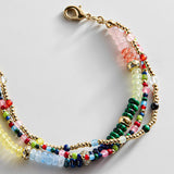 Rowan Semi-Precious Layered Bracelet - Barcelona