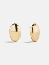 BaubleBar Diane Gold Stud Earrings - Gold - 
    Statement stud earrings 
  
