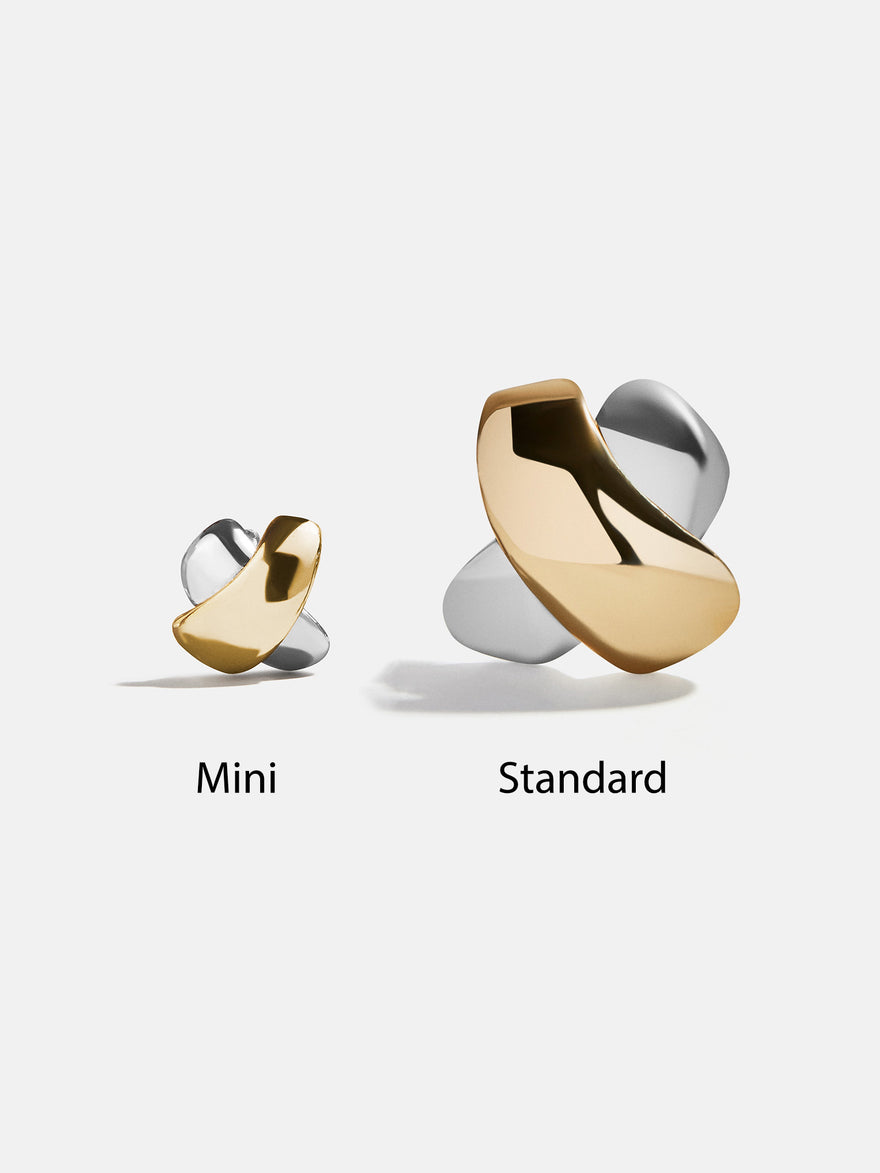 Melanie Stud Earrings - Gold/Silver