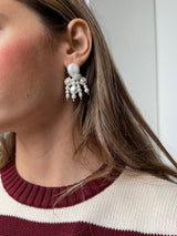 BaubleBar Adeline Statement Pearl Earrings - Pearl - 
    Pearl drop earrings 
  
