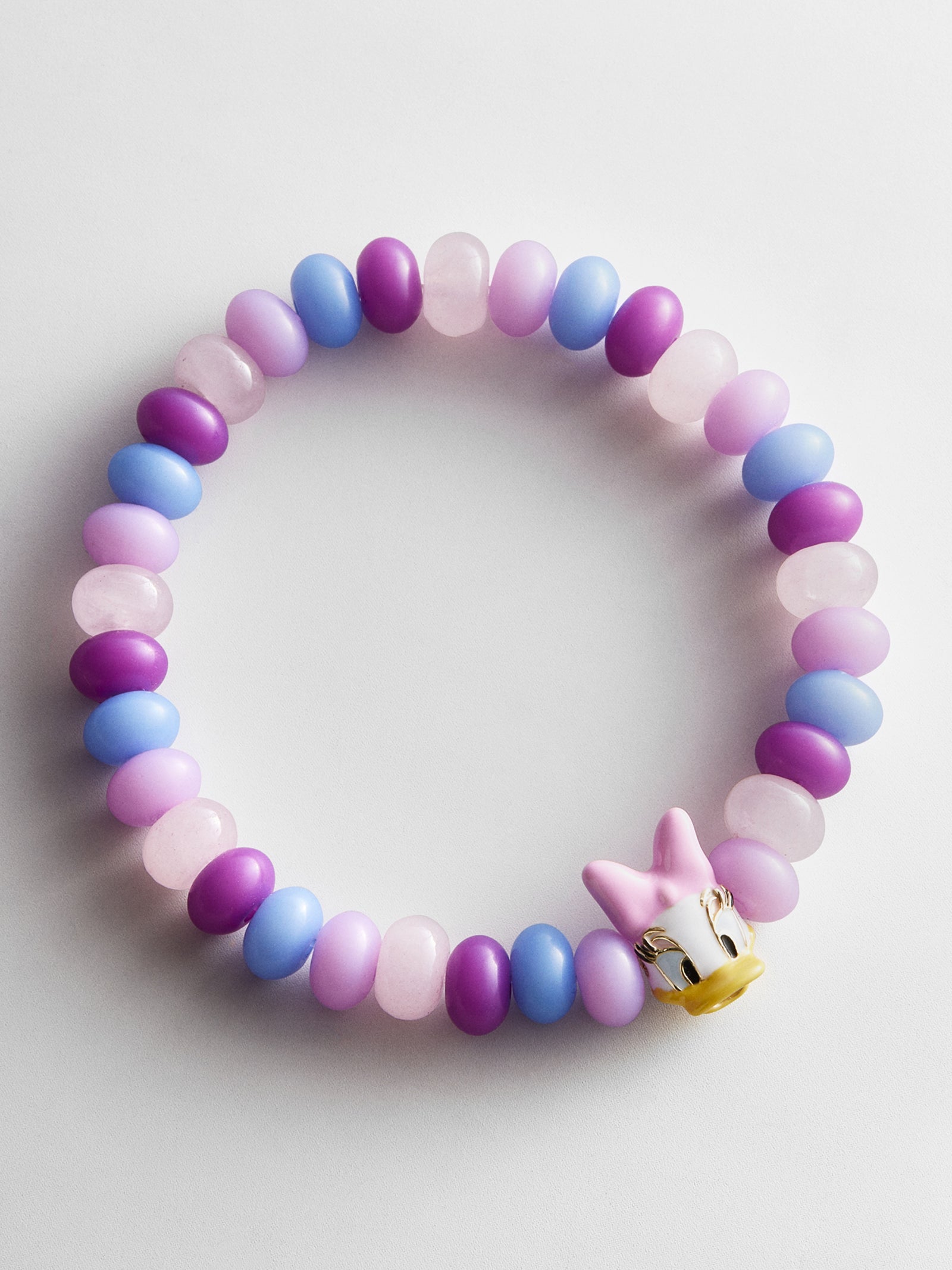 Disney Daisy Duck Beaded Charm Bracelet - Daisy Duck