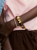 BaubleBar Knotty Initial Custom Bracelet - Brown Single Letter - 
    Initial waterproof paracord bracelet
  
