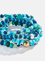 BaubleBar Darcy Beaded Bracelet Set - Blue - 
    Set of five stacking bracelets 
  
