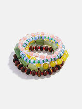 BaubleBar Darcy Beaded Bracelet Set - Muted Multi - 
    Set of five stacking bracelets
  

