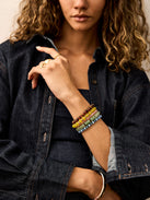 Darcy Beaded Bracelet Set - Muted Multi