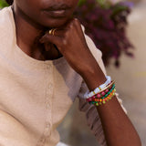 Darcy Semi-Precious Beaded Bracelet Set - Vibrant Multi