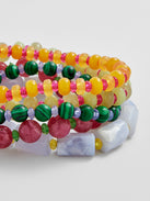 Darcy Beaded Bracelet Set - Vibrant Multi