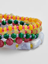 BaubleBar Darcy Beaded Bracelet Set - Vibrant Multi - 
    Set of five stacking bracelets
  
