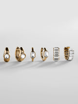 BaubleBar Tyra Waterproof Earring Set - Tyra Waterproof Earring Set - 
    Set of three gold earrings 
  
