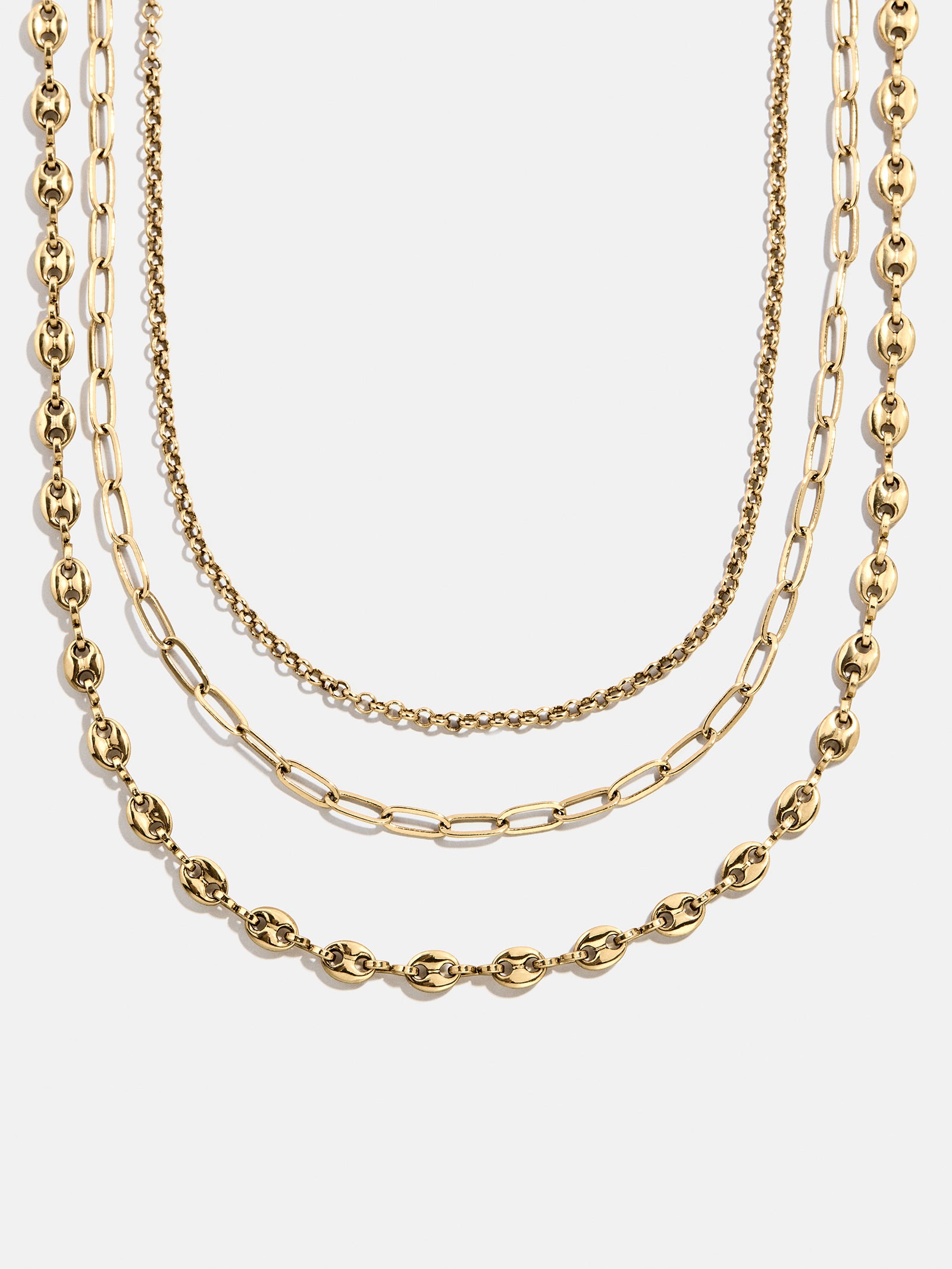 Taylor Waterproof Necklace Set - Gold