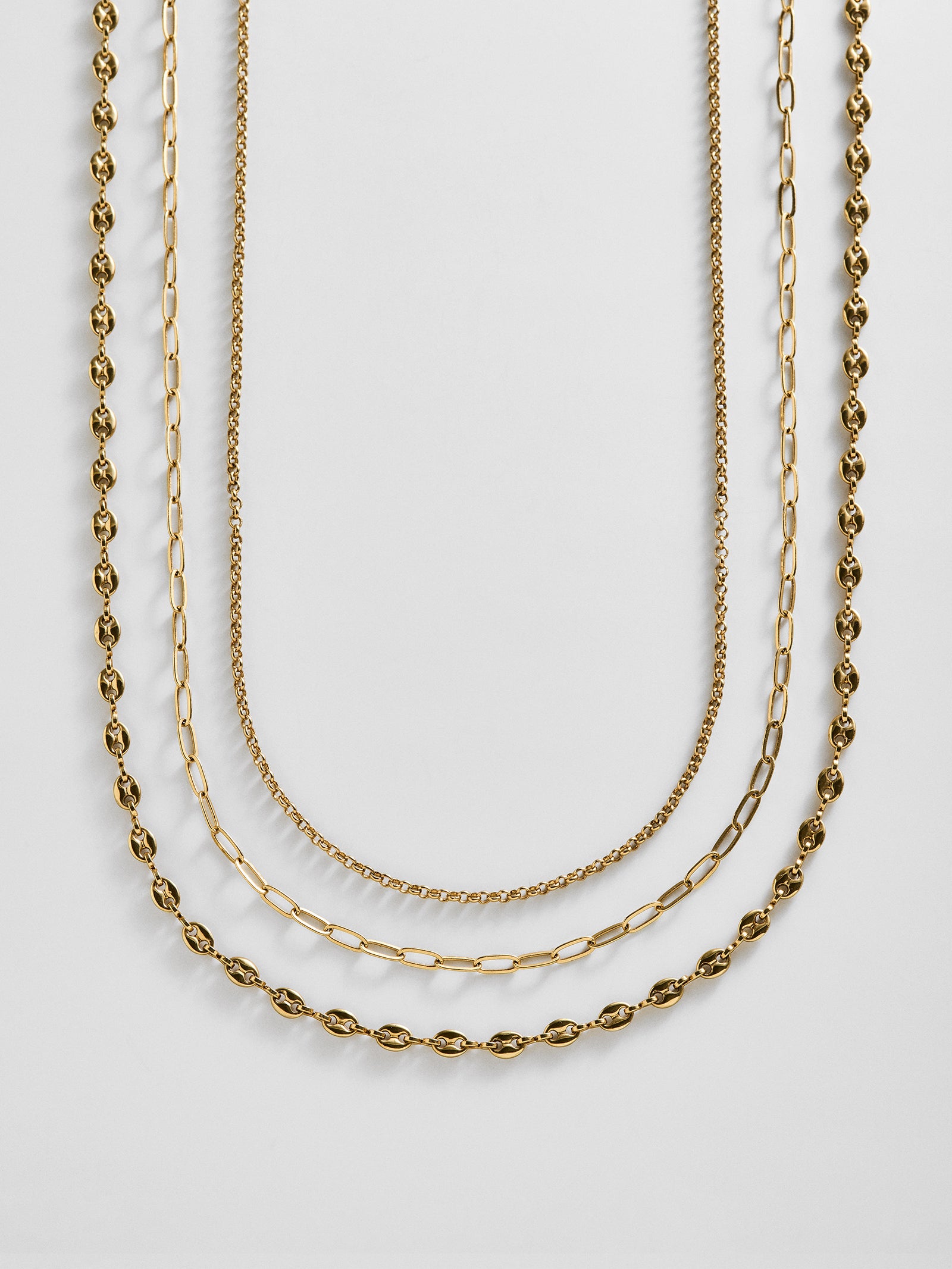 Taylor Waterproof Necklace Set - Gold