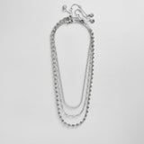 Taylor Waterproof Necklace Set - Silver