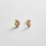 14K Gold Just For Fun Earrings - Spiral Shell