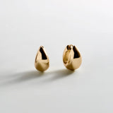 Greer 14K Gold Huggie Earrings - Gold