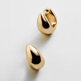 Greer 14K Gold Huggie Earrings - Gold