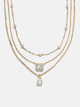 BaubleBar Jenna 14K Gold Layered Necklace - Jenna 14K Gold Layered Necklace - 
    3-in-1 necklace for easy styling


  
