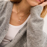 Jenna 14K Gold Layered Necklace - Jenna 14K Gold Layered Necklace