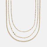 Emma 14K Gold Layered Necklace - Emma 14K Gold Layered Necklace