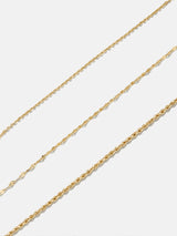 BaubleBar Emma 14K Gold Layered Necklace - Emma 14K Gold Layered Necklace - 
    3-in-1 necklace for easy styling


  
