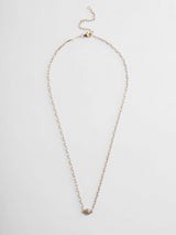 BaubleBar Evil Eye 14K Gold Hera Necklace - Gold/Pavé - 
    Crystals on a gold chain
  
