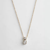 Marysol 14K Gold Necklace - Gold/Pavé