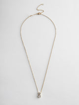 BaubleBar Marysol 14K Gold Necklace - Gold/Pavé - 
    Crystals on a gold chain
  
