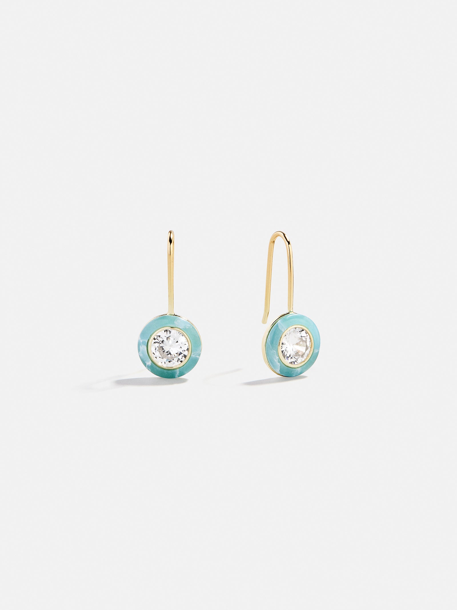 Fallon 14K Gold Semi-Precious Earrings - Turquoise
