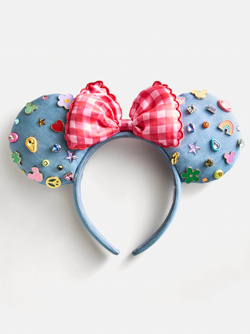 Disney Minnie Mouse Denim Ears Headband - Minnie Mouse Denim Ears