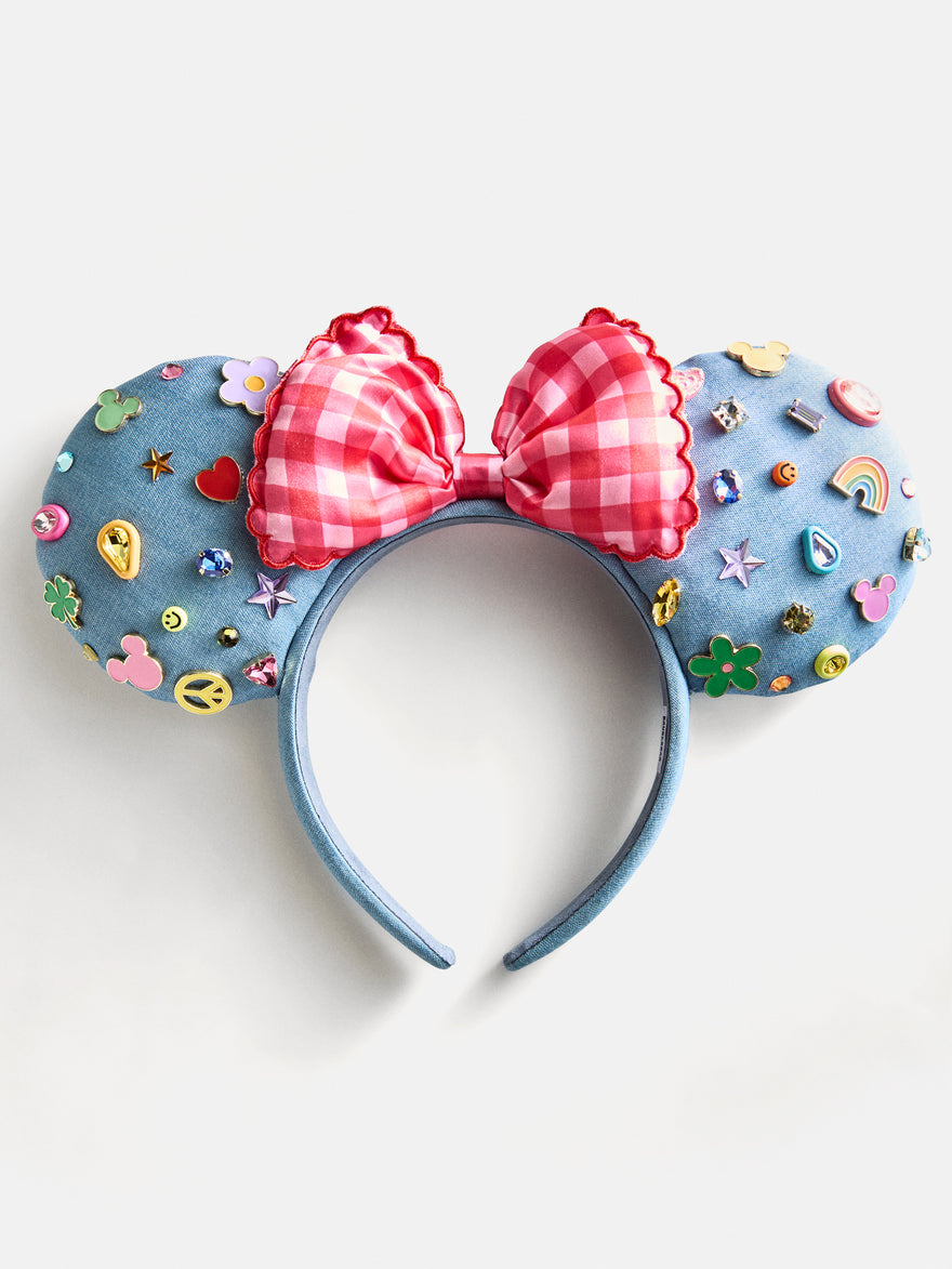 Disney Minnie Mouse Denim Ears Headband - Minnie Mouse Denim Ears