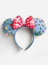 BaubleBar Disney Minnie Mouse Denim Ears Headband - Minnie Mouse Denim Ears - 
    Glittery Disney ears 
  
