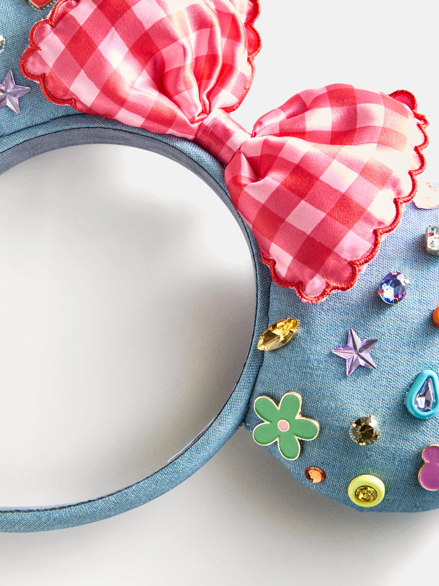Disney Minnie Mouse Denim Ears Headband - Minnie Mouse Denim Ears