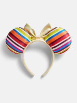 BaubleBar Disney Minnie Mouse Striped Ears Headband - Minnie Mouse Multicolored Ears Disney Ears - 
    Multicolored Disney ears 
  
