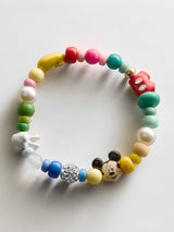 BaubleBar Disney Mickey Mouse Beaded Multicolored Charm Bracelet - Mickey Mouse - 
    Big Summer Kickoff
  
