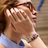Disney Donald Duck Beaded Multicolored Charm Bracelet - Donald Duck