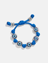 BaubleBar Eyes Open Evil Eye Paracord Bracelet - Blue - 
    Beaded bracelet for stacking
  
