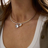 Lexi Crystal Collar Necklace - Gold