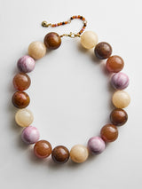 BaubleBar Jane Beaded Necklace - Brown Multi - 
    Chunky statement necklace
  
