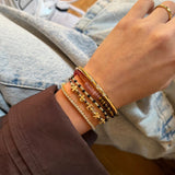 Rowan Semi-Precious Custom Layered Bracelet - Bali