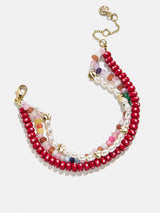 BaubleBar Disney Mickey Mouse Semi-Precious Layered Bracelet - Pearl - 
    3-in-1 bracelet for easy stacking 
  
