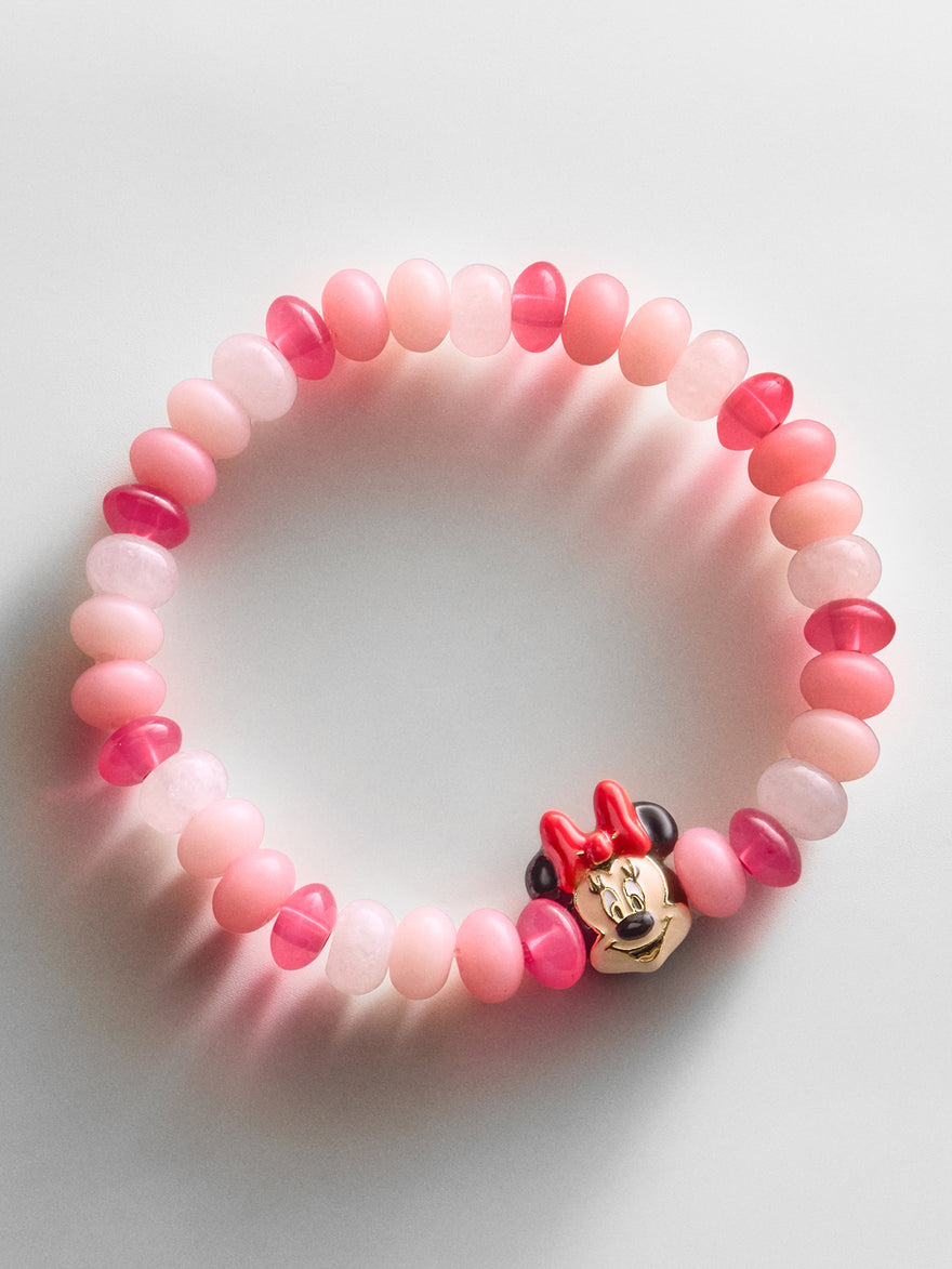 Disney Minnie Mouse Beaded Charm Bracelet - Minnie Mouse