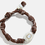 True Aura Semi-Precious Paracord Bracelet - Moonstone